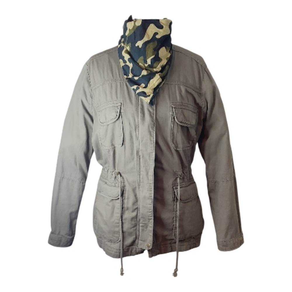 Lucky Brand Women's Olive Green Utility Jacket Size XL